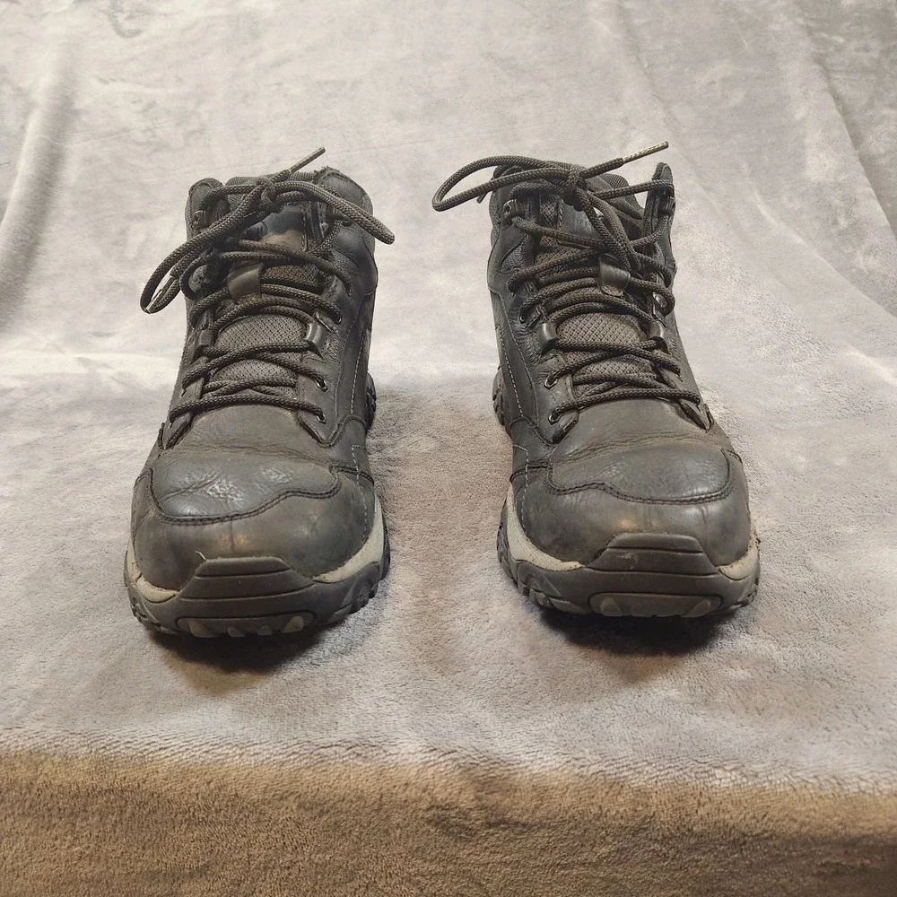 Merrell Boot Mens 12 Black Moab Adventure Mid Waterproof Hiking Walking Gorpcore
